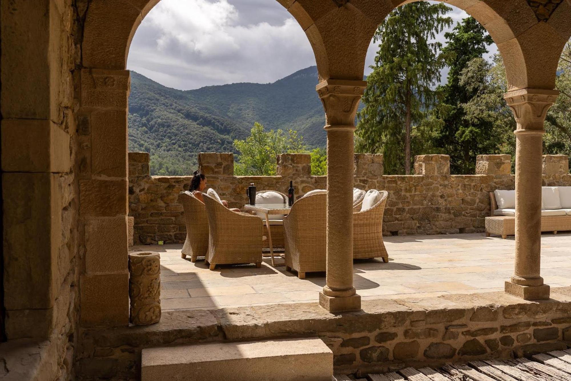 Vila Castell In Girona Sant Miquel de Campmajor Exteriér fotografie