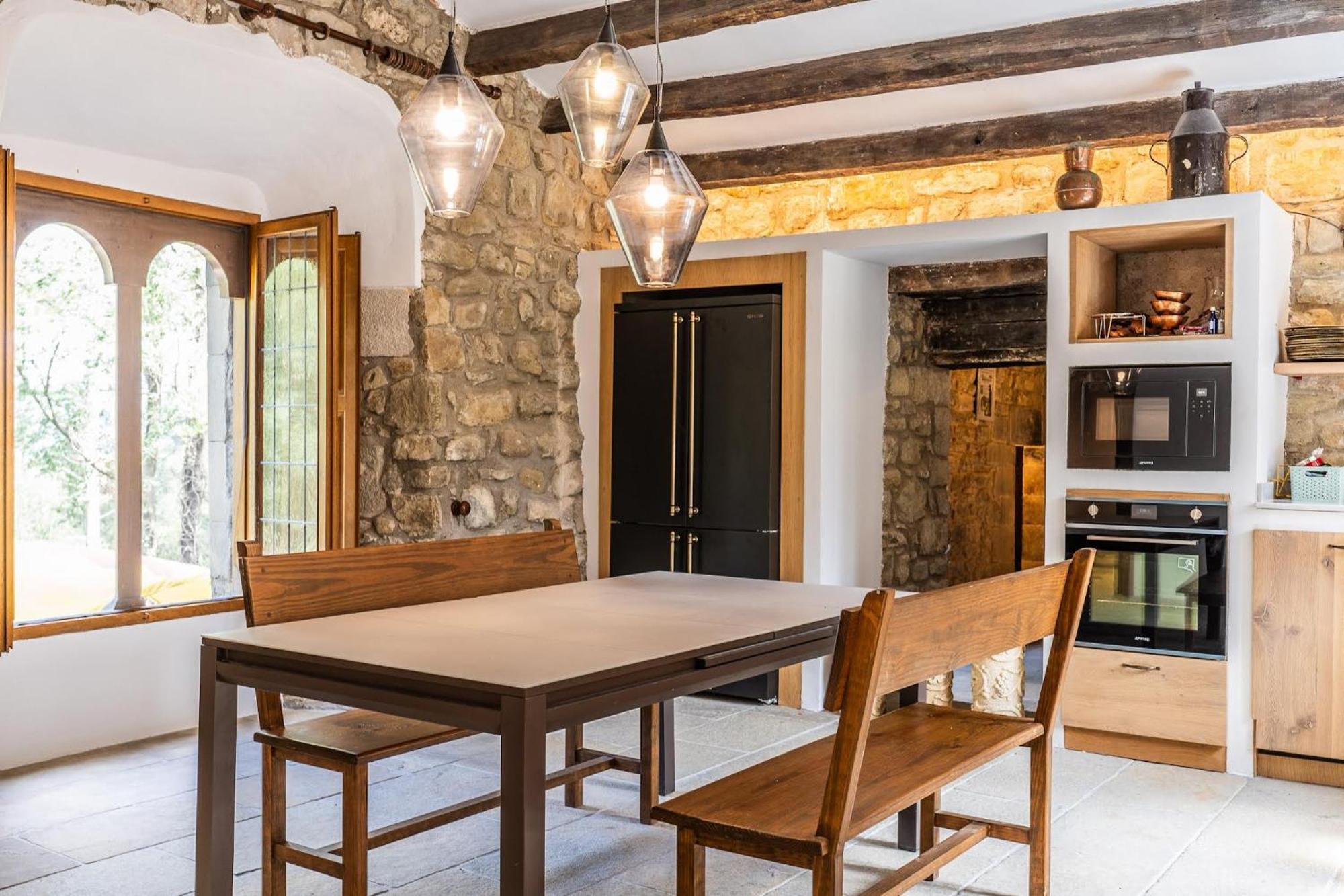 Vila Castell In Girona Sant Miquel de Campmajor Exteriér fotografie