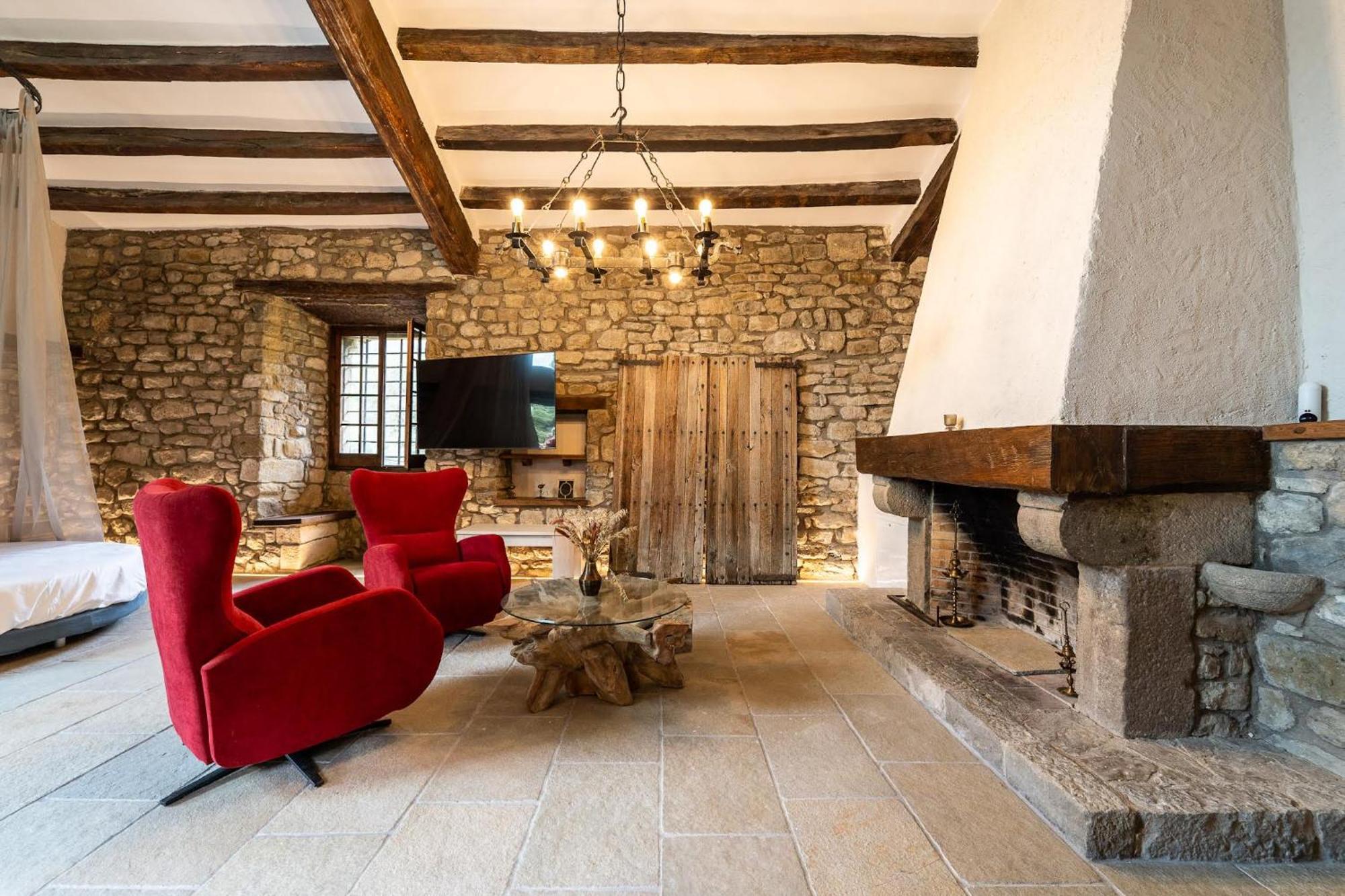 Vila Castell In Girona Sant Miquel de Campmajor Exteriér fotografie