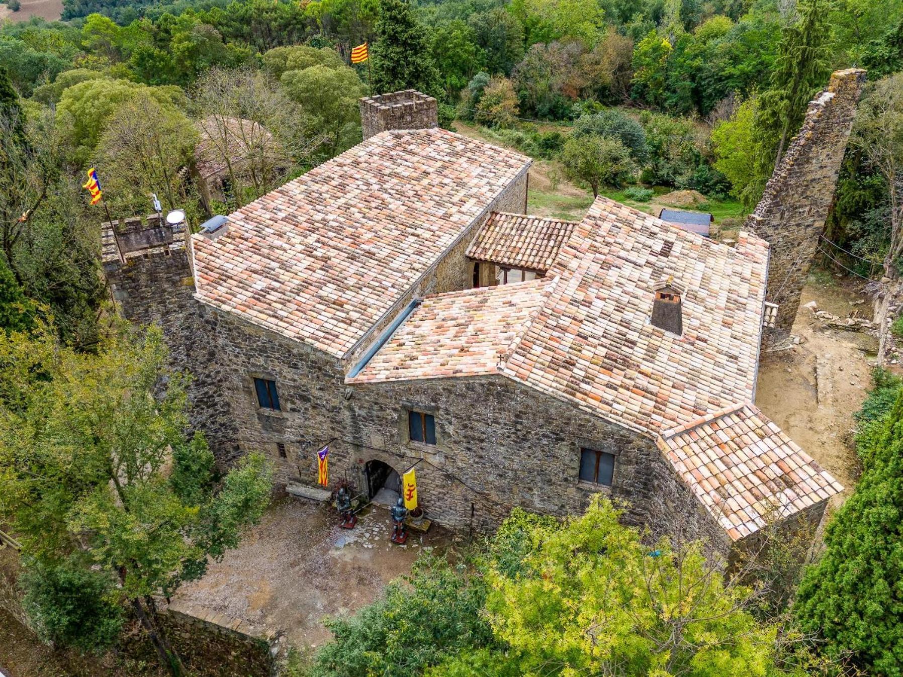 Vila Castell In Girona Sant Miquel de Campmajor Exteriér fotografie